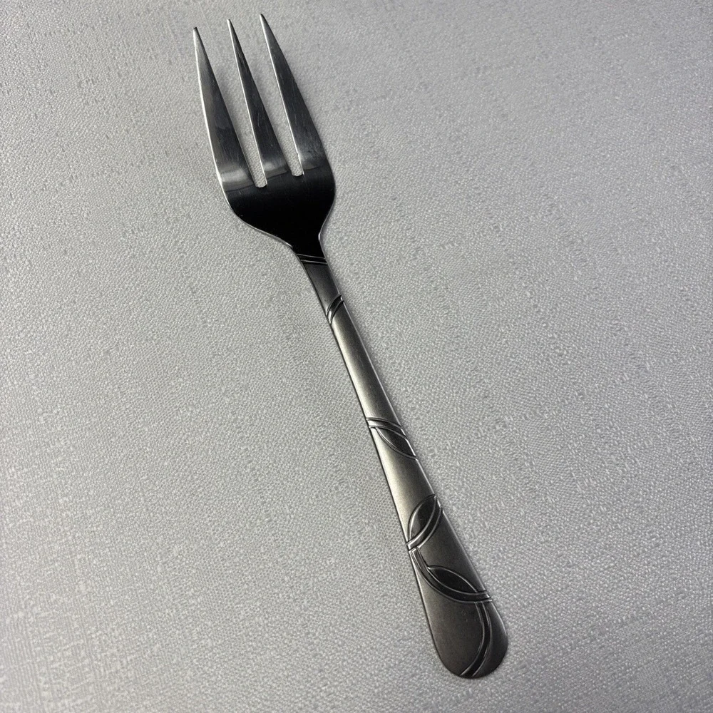 Cambridge Felicity Stainless‎ Steel Serving Fork Swirls Modern